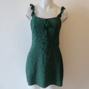 BANICHOSAGHUAI POLKA-DOT SLEEVELESS DRESS S *